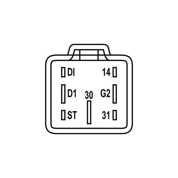 Valdymo blokas, kaitinimo žvakių sistema MAHLE MHG 5