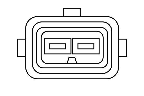 Jutiklis, alkūninio veleno impulsas MAHLE MSC 6