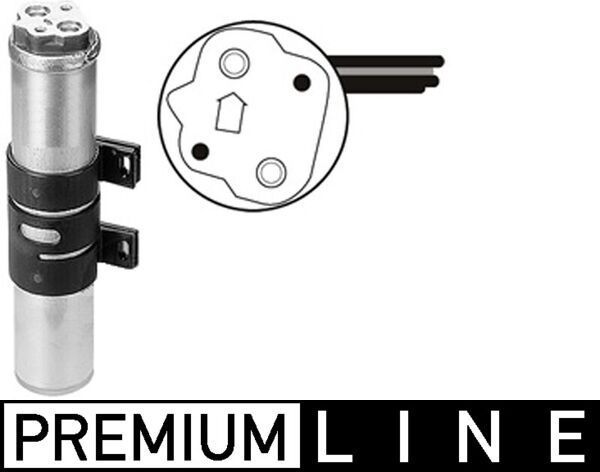 Džiovintuvas, oro kondicionierius MAHLE AD 200 000P