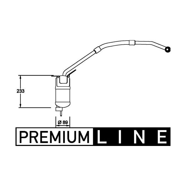 Džiovintuvas, oro kondicionierius MAHLE AD 273 000P