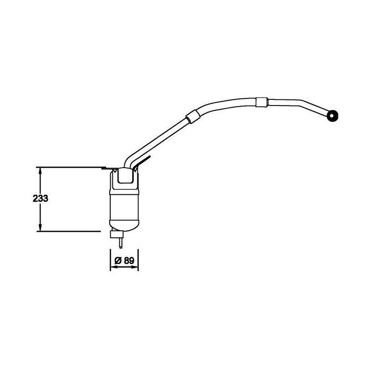 Džiovintuvas, oro kondicionierius MAHLE AD 273 000P