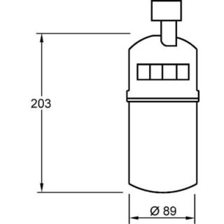 Džiovintuvas, oro kondicionierius MAHLE AD 275 000S