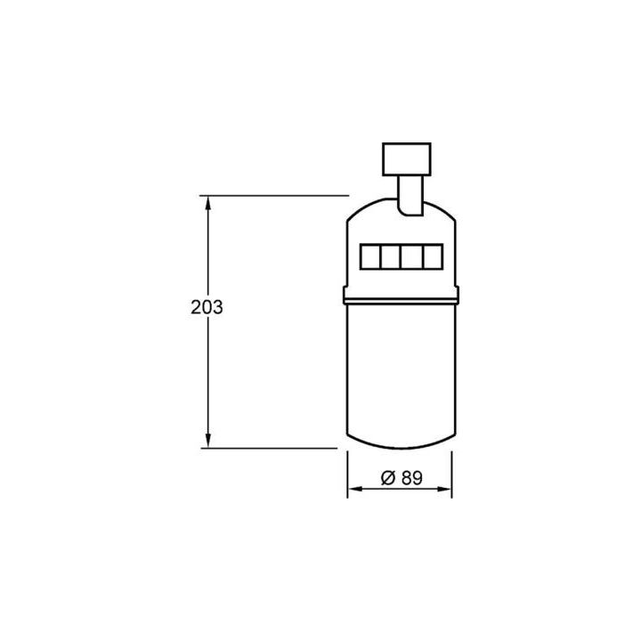 Džiovintuvas, oro kondicionierius MAHLE AD 275 000S