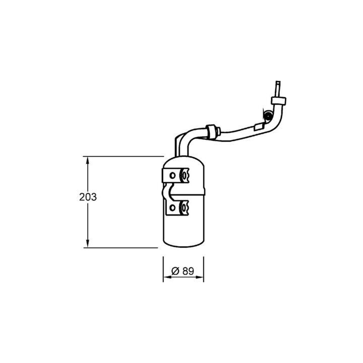 Džiovintuvas, oro kondicionierius MAHLE AD 277 000S