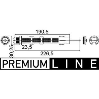 Džiovintuvas, oro kondicionierius MAHLE AD 289 000P