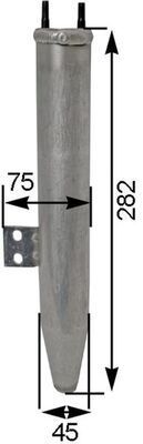 Džiovintuvas, oro kondicionierius MAHLE AD 94 000S