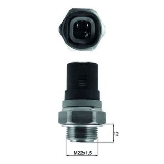 Temperatūros jungiklis, radiatoriaus ventiliatorius MAHLE TSW 67