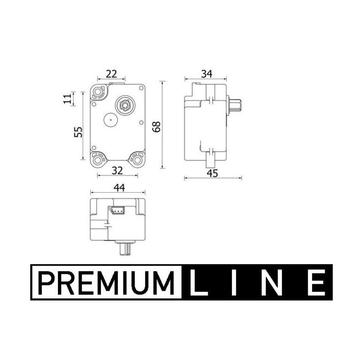 Valdiklis, maišymo sklendė MAHLE AA 71 000P