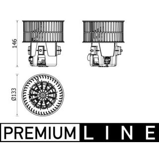 Vidaus pūtiklis MAHLE AB 279 000P