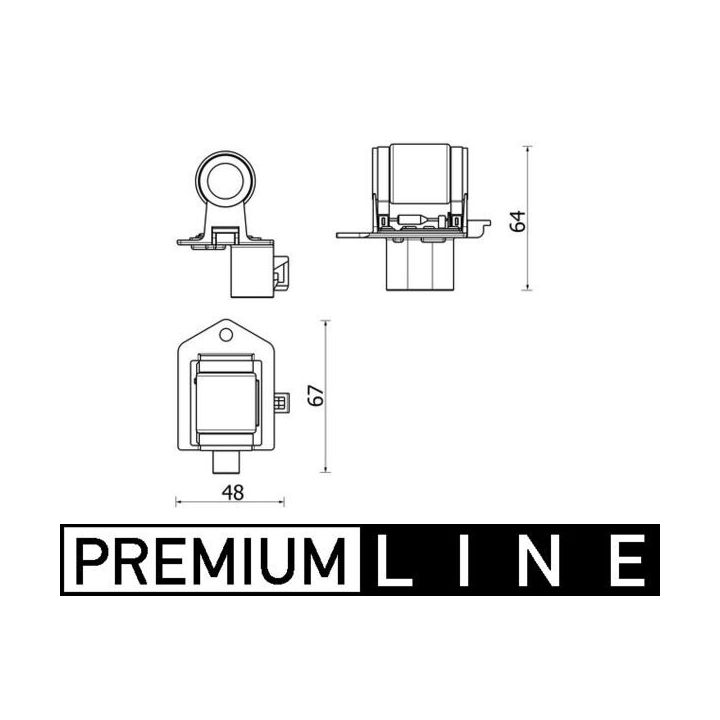 Varža, vidaus pūtiklis MAHLE ABR 156 000P