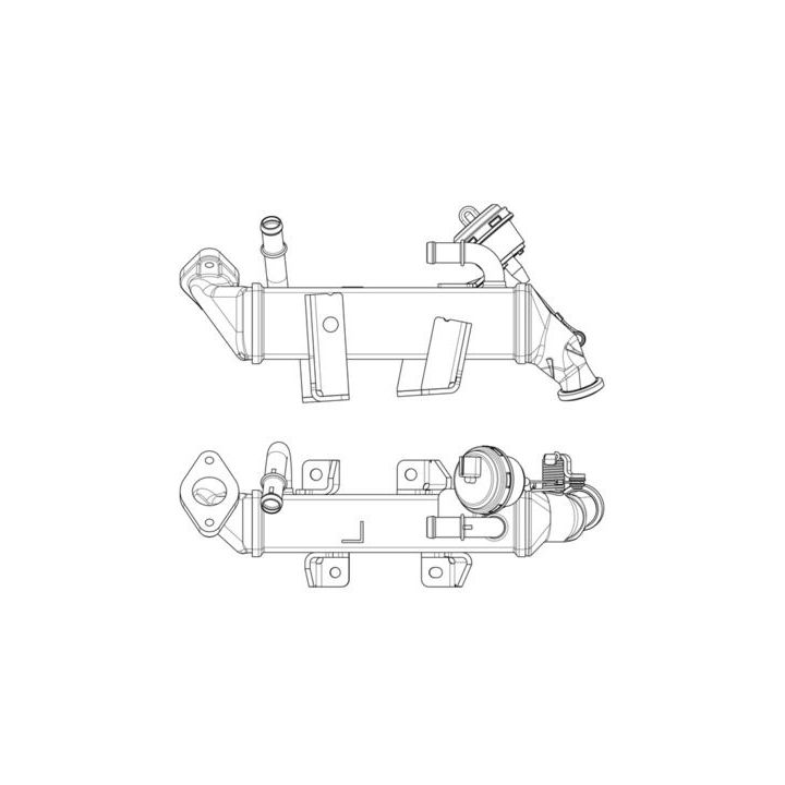 Aušintuvas, išmetamųjų dujų recirkuliacija MAHLE CE 19 000P