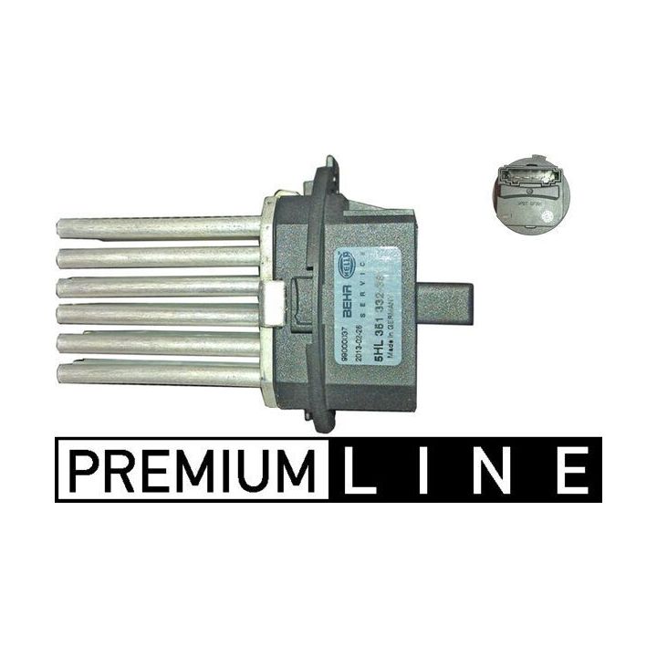 Reguliatorius, keleivio pusės ventiliatorius MAHLE ABR 99 000P