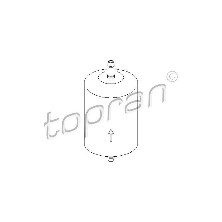 Kuro filtras TOPRAN 401 032