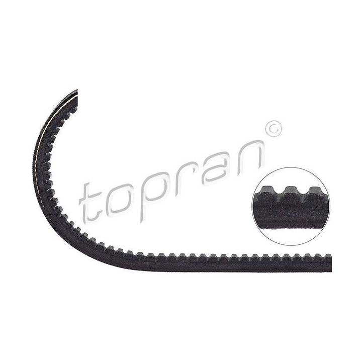V formos diržas TOPRAN 100 729