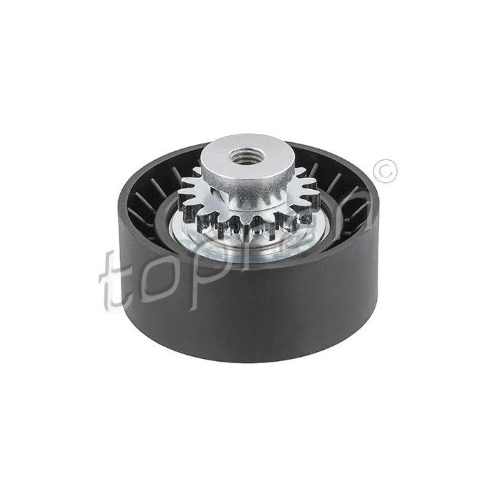 įtempiklio skriemulys, V formos rumbuotas diržas TOPRAN 700 163