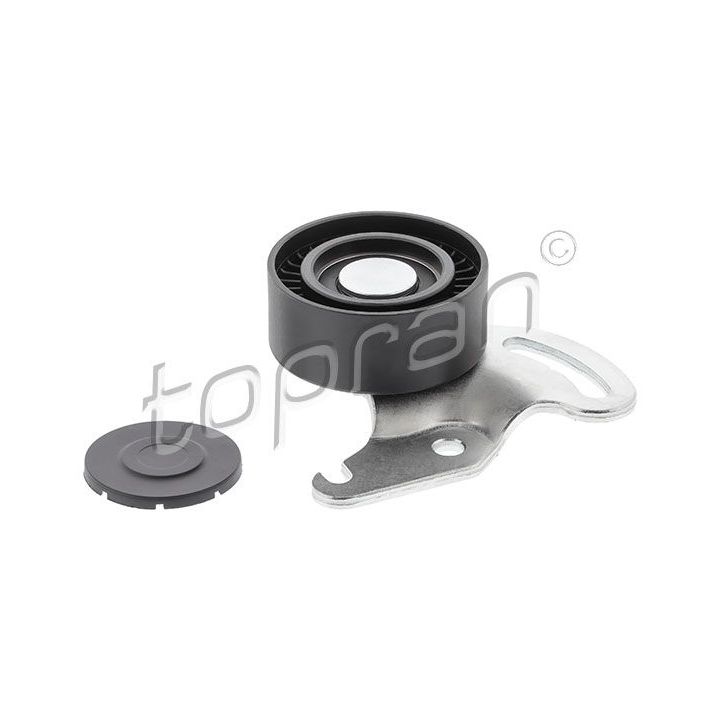 įtempiklio skriemulys, V formos rumbuotas diržas TOPRAN 701 183