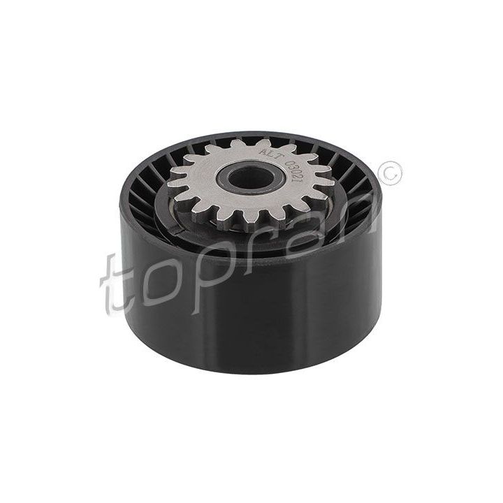 įtempiklio skriemulys, V formos rumbuotas diržas TOPRAN 702 228