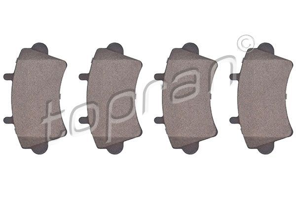 Stabdžių trinkelių rinkinys, diskinis stabdys TOPRAN 207 088