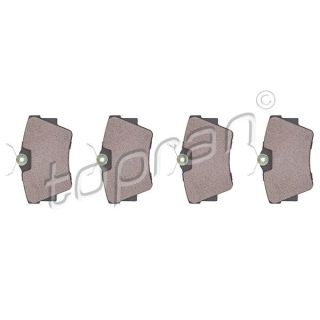 Stabdžių trinkelių rinkinys, diskinis stabdys TOPRAN 207 090