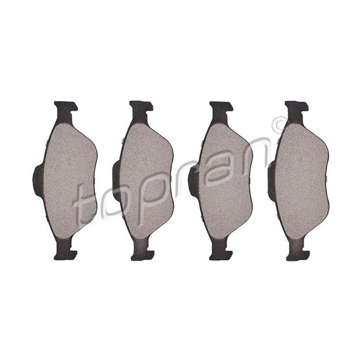 Stabdžių trinkelių rinkinys, diskinis stabdys TOPRAN 301 889