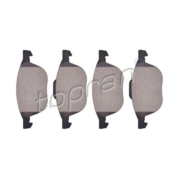 Stabdžių trinkelių rinkinys, diskinis stabdys TOPRAN 302 338