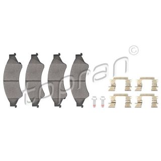 Stabdžių trinkelių rinkinys, diskinis stabdys TOPRAN 305 186