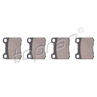 Stabdžių trinkelių rinkinys, diskinis stabdys TOPRAN 400 417