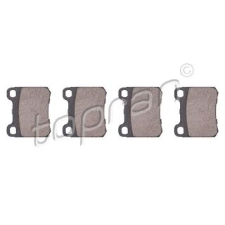 Stabdžių trinkelių rinkinys, diskinis stabdys TOPRAN 400 418