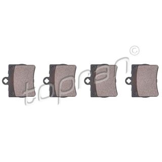 Stabdžių trinkelių rinkinys, diskinis stabdys TOPRAN 400 430