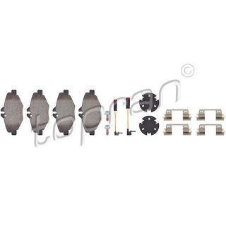 Stabdžių trinkelių rinkinys, diskinis stabdys TOPRAN 401 432