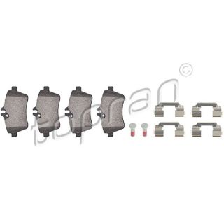 Stabdžių trinkelių rinkinys, diskinis stabdys TOPRAN 401 438