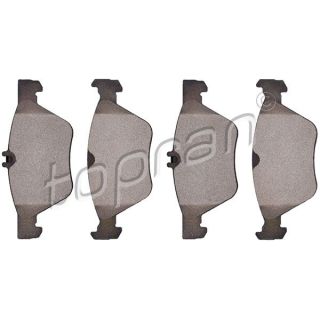 Stabdžių trinkelių rinkinys, diskinis stabdys TOPRAN 407 765