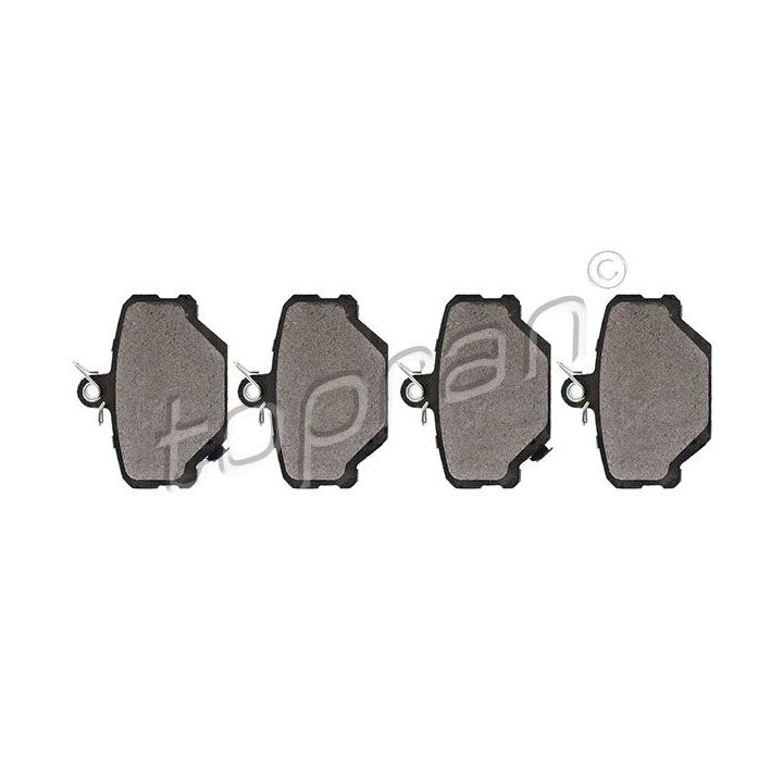 Stabdžių trinkelių rinkinys, diskinis stabdys TOPRAN 407 934