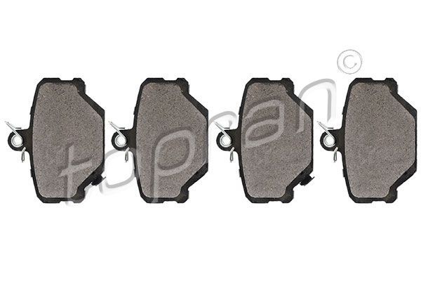 Stabdžių trinkelių rinkinys, diskinis stabdys TOPRAN 407 934