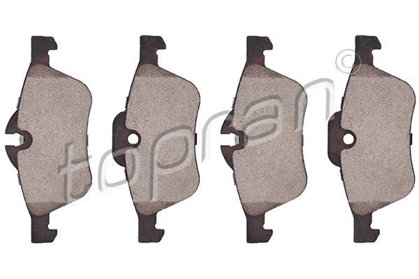 Stabdžių trinkelių rinkinys, diskinis stabdys TOPRAN 501 016