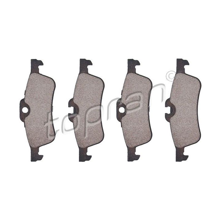 Stabdžių trinkelių rinkinys, diskinis stabdys TOPRAN 501 017