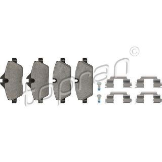 Stabdžių trinkelių rinkinys, diskinis stabdys TOPRAN 501 142