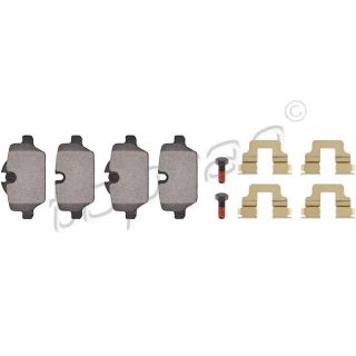 Stabdžių trinkelių rinkinys, diskinis stabdys TOPRAN 501 249