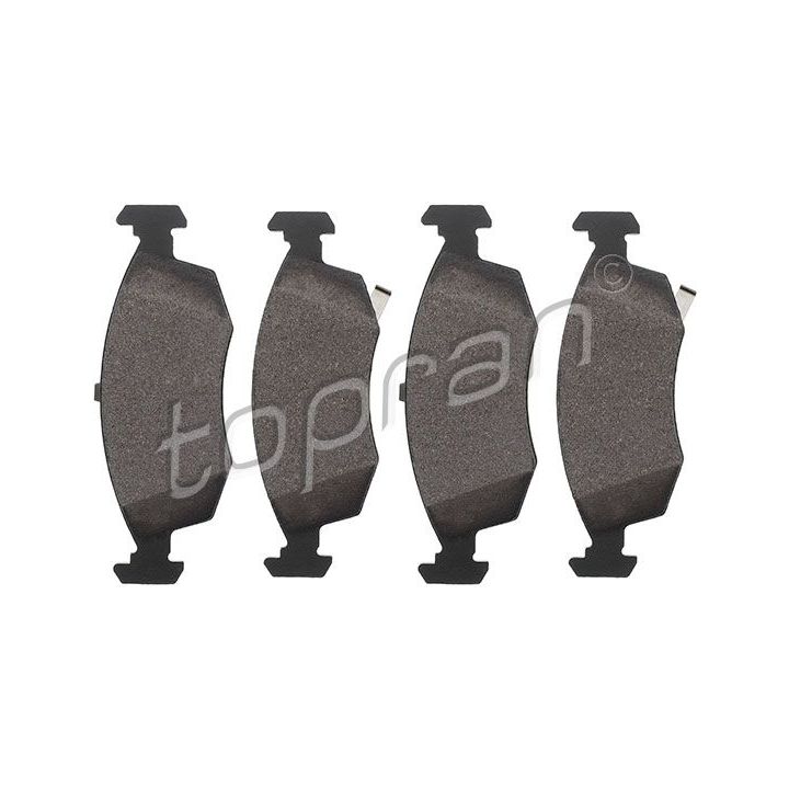 Stabdžių trinkelių rinkinys, diskinis stabdys TOPRAN 601 570