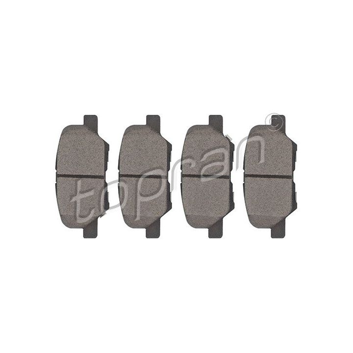 Stabdžių trinkelių rinkinys, diskinis stabdys TOPRAN 723 930