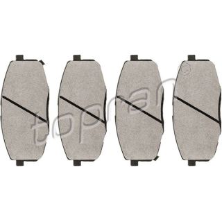 Stabdžių trinkelių rinkinys, diskinis stabdys TOPRAN 820 691