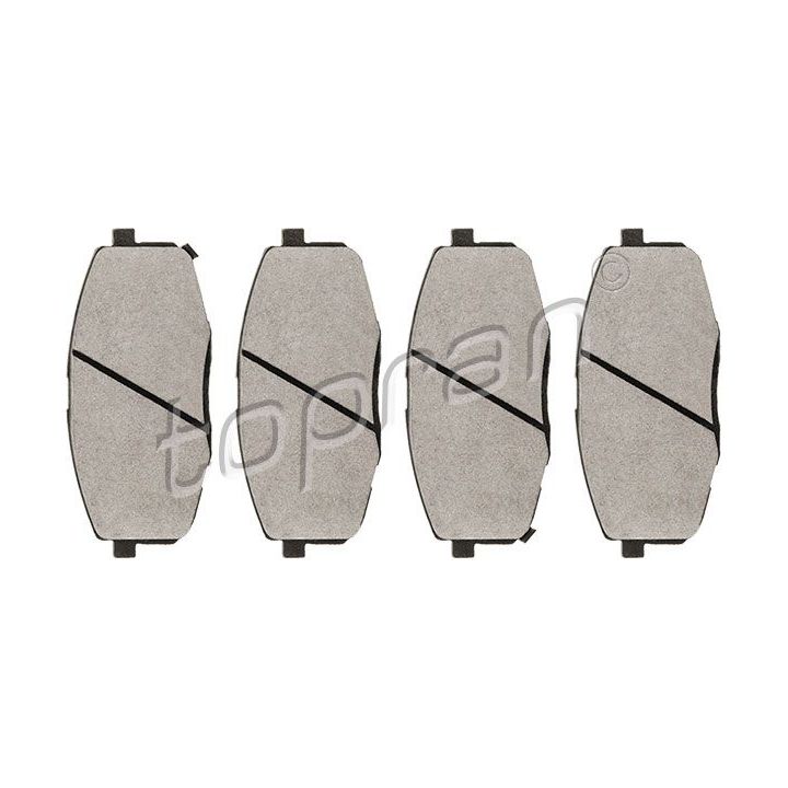 Stabdžių trinkelių rinkinys, diskinis stabdys TOPRAN 820 691