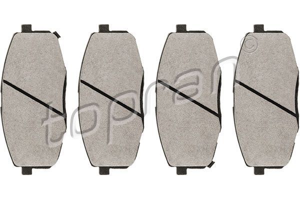 Stabdžių trinkelių rinkinys, diskinis stabdys TOPRAN 820 691