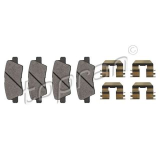 Stabdžių trinkelių rinkinys, diskinis stabdys TOPRAN 821 163