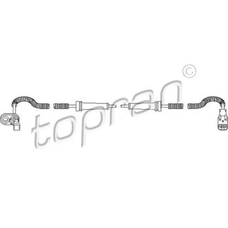 Jutiklis, rato greitis TOPRAN 722 808