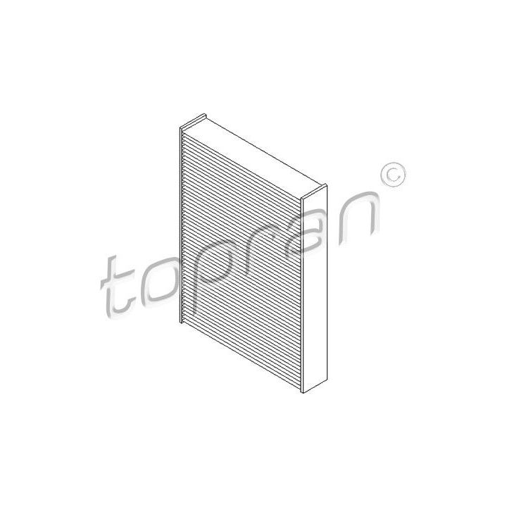 Filtras, salono oras TOPRAN 700 749
