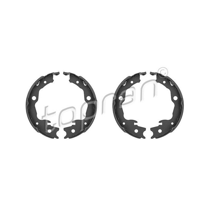 Stabdžių trinkelių komplektas, stovėjimo stabdis TOPRAN 633 902