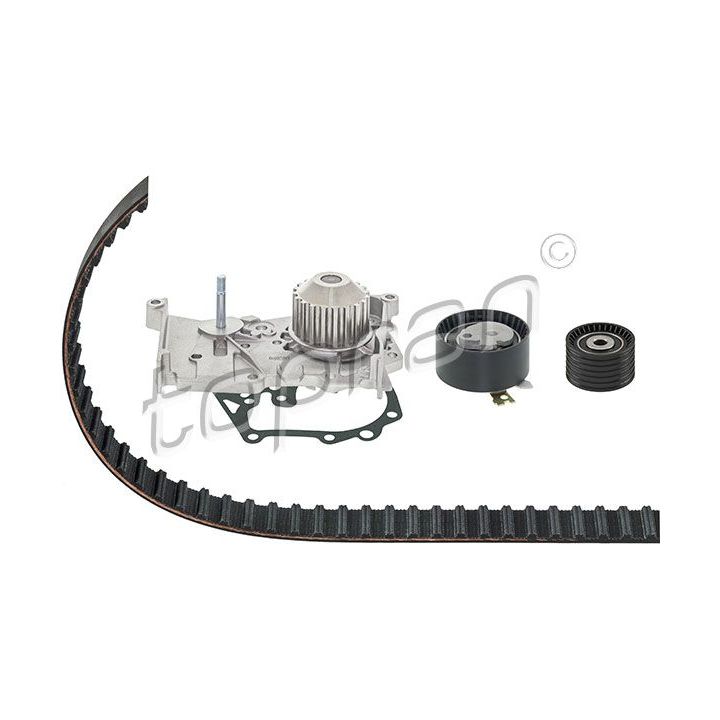 Vandens siurblio ir paskirstymo diržo komplektas TOPRAN 700 678