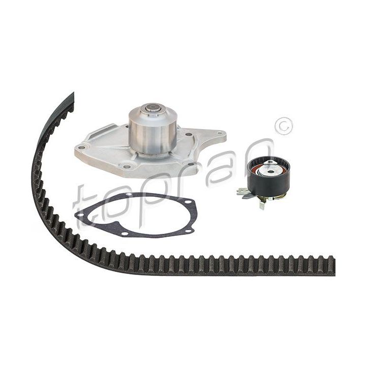 Vandens siurblio ir paskirstymo diržo komplektas TOPRAN 701 164