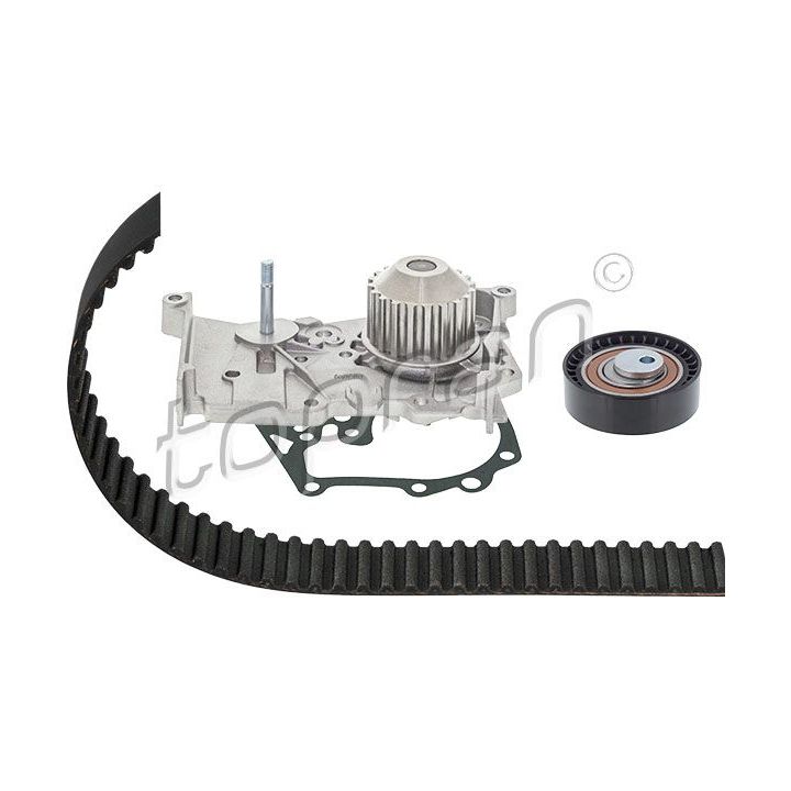 Vandens siurblio ir paskirstymo diržo komplektas TOPRAN 701 652